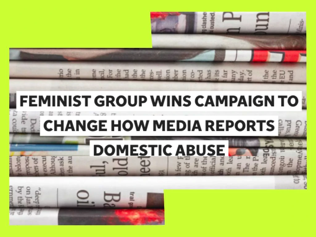 Domestic abuse press guidelines campaign