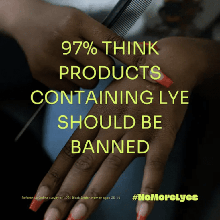Research findings on Black British women and hair relaxers 2022